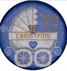 Canvas BABY'S FIRST CHRISTMAS ROUND  1031C