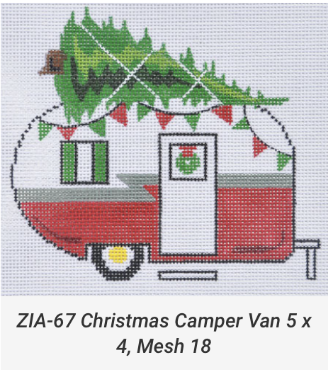 Canvas CHRISTMAS CAMPER VAN  ZIA67