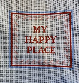 Canvas MY HAPPY PLACE   7.3X6.5"