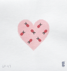 Canvas LADY LOVE BUG  GP47  3.5"