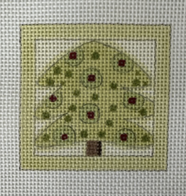 Canvas CHRISTMAS TREE  238   3X3"