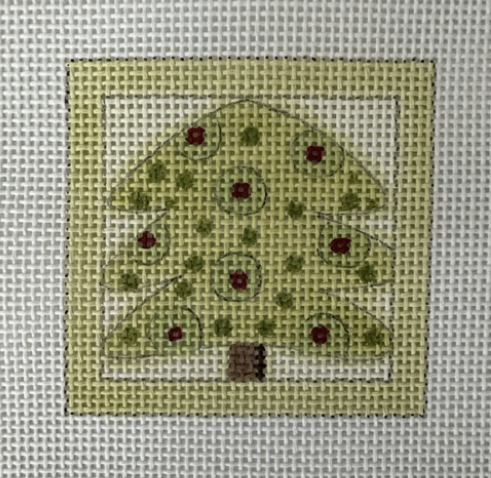 Canvas CHRISTMAS TREE  238   3X3"