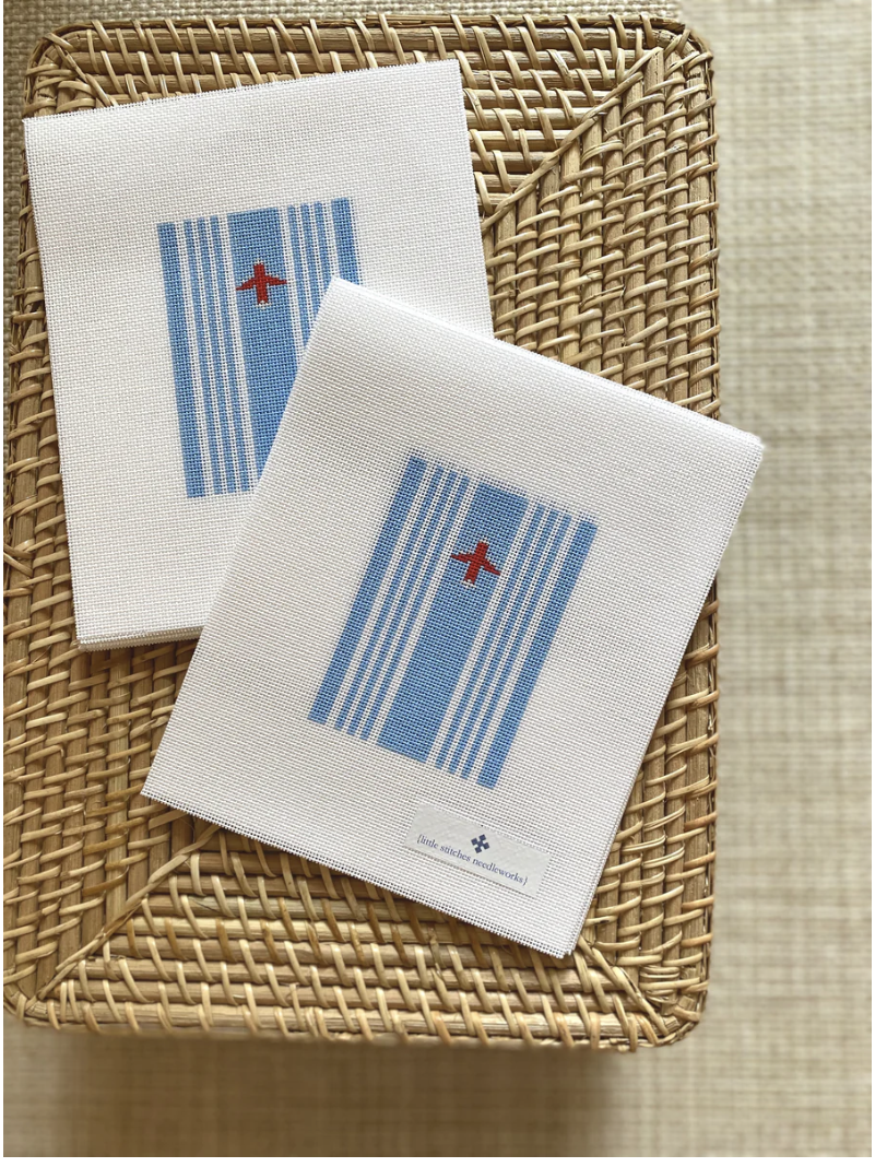 Canvas TICKING PASSPORT COVER