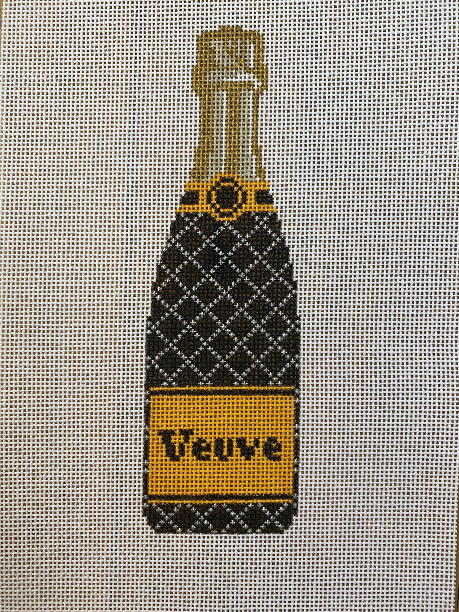 Canvas VEUVE BOTTLE - COCO QUILT   CLV004CC