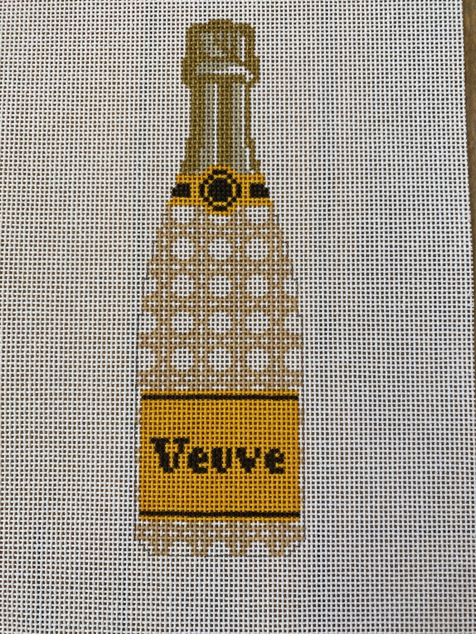 Canvas VEUVE BOTTLE - RATTAN CANE   CLV004RC