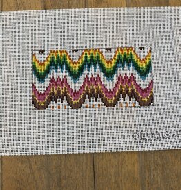 Canvas FLAME STITCH  INSERT    3X6"