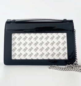Accessories THE EVERYDAY CLUTCH SELF FINISHING - BLACK PATENT