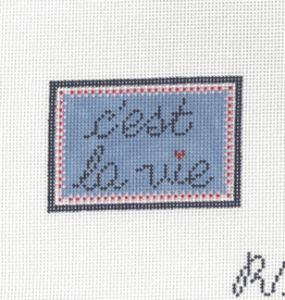 Canvas C'EST LA VIE INSERT   2X3"