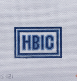 Canvas HBIC  MINI   -  BLUE  SAS0042   2X3"