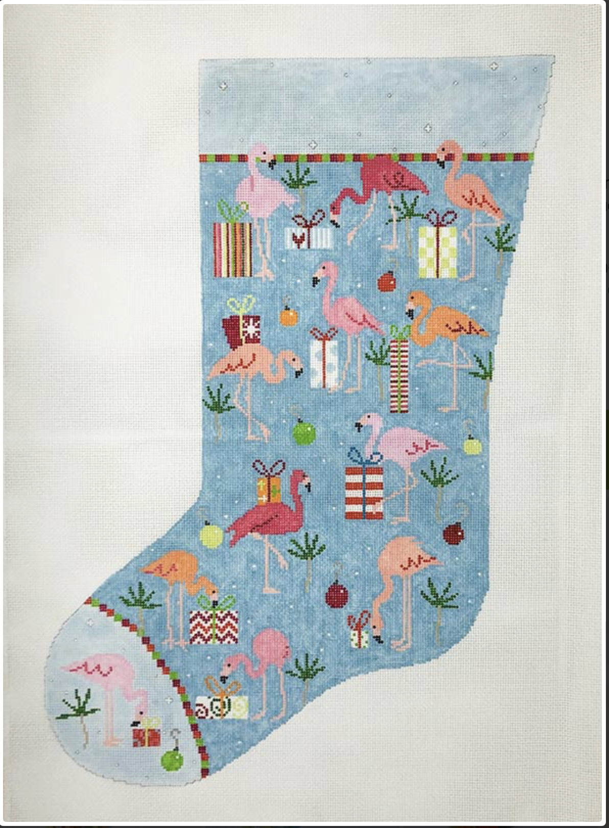 Canvas FLAMINGO STOCKING  PCH037
