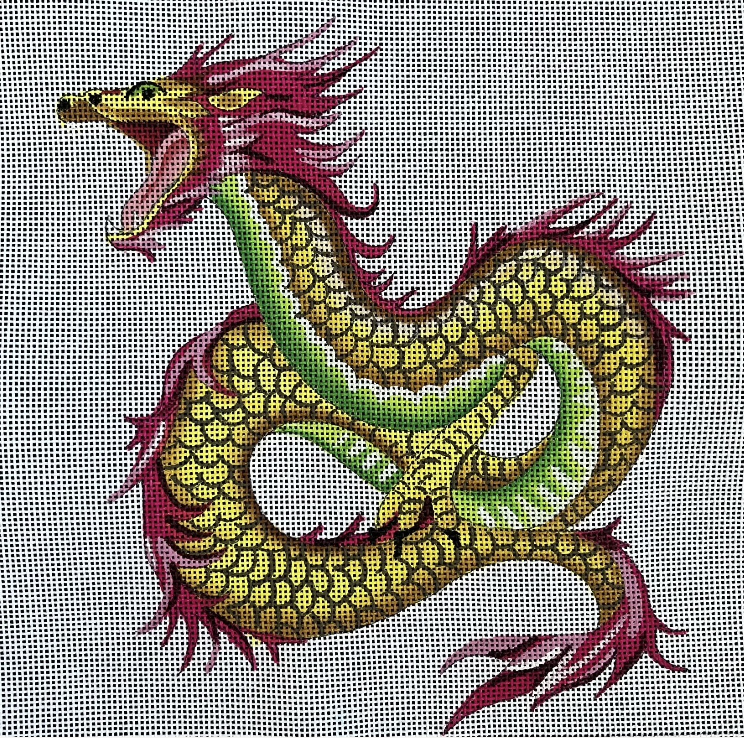 Canvas DRAGON  8X8"  AN465