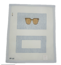 Canvas SUNGLASS CASE - BLUE  PP211