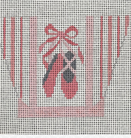 Canvas BALLET SLIPPERS  TOTE  T38  3X4"