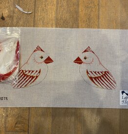 Canvas WHITE  CARDINAL  CLIP-ON BIRD LL307R