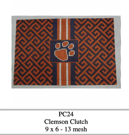 Canvas CLEMSON CLUTCH  KKPC24