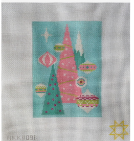 Canvas RETRO TREES  NKK109B