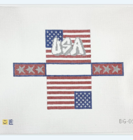 Canvas USA FLAG MINI 3-D BOX