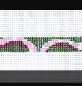 Canvas DOUBLE WRAP BRACELET GREEN AND PINK SNAKE  AF186