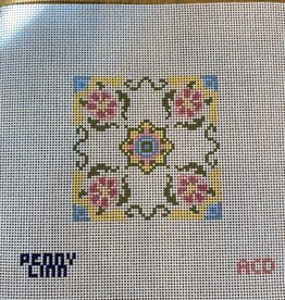 Canvas SECRET GARDEN   PLC212  4"SQUARE