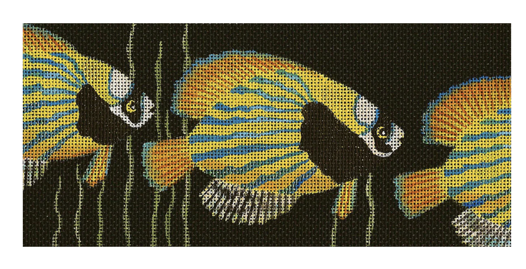 Canvas SOMETHING FISHY  INSERT   BB83   6X2.75"