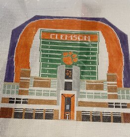 Canvas TINY TEAMS 7 PIECE SET - CLEMSON - STADIUM BACKDROP