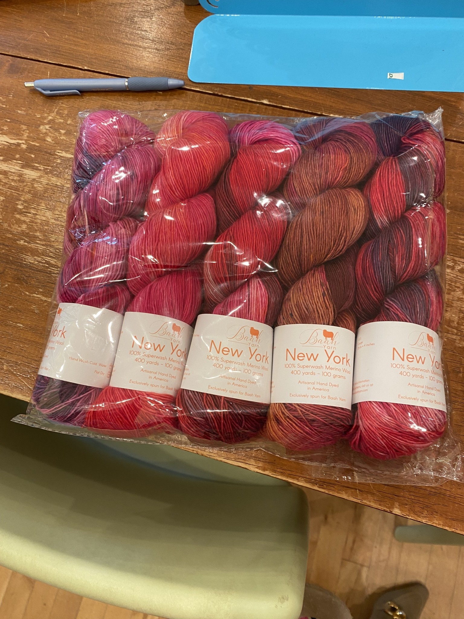 Yarn 5-PAK GRADIENT SET - NEW YORK BASE - BAAH!
