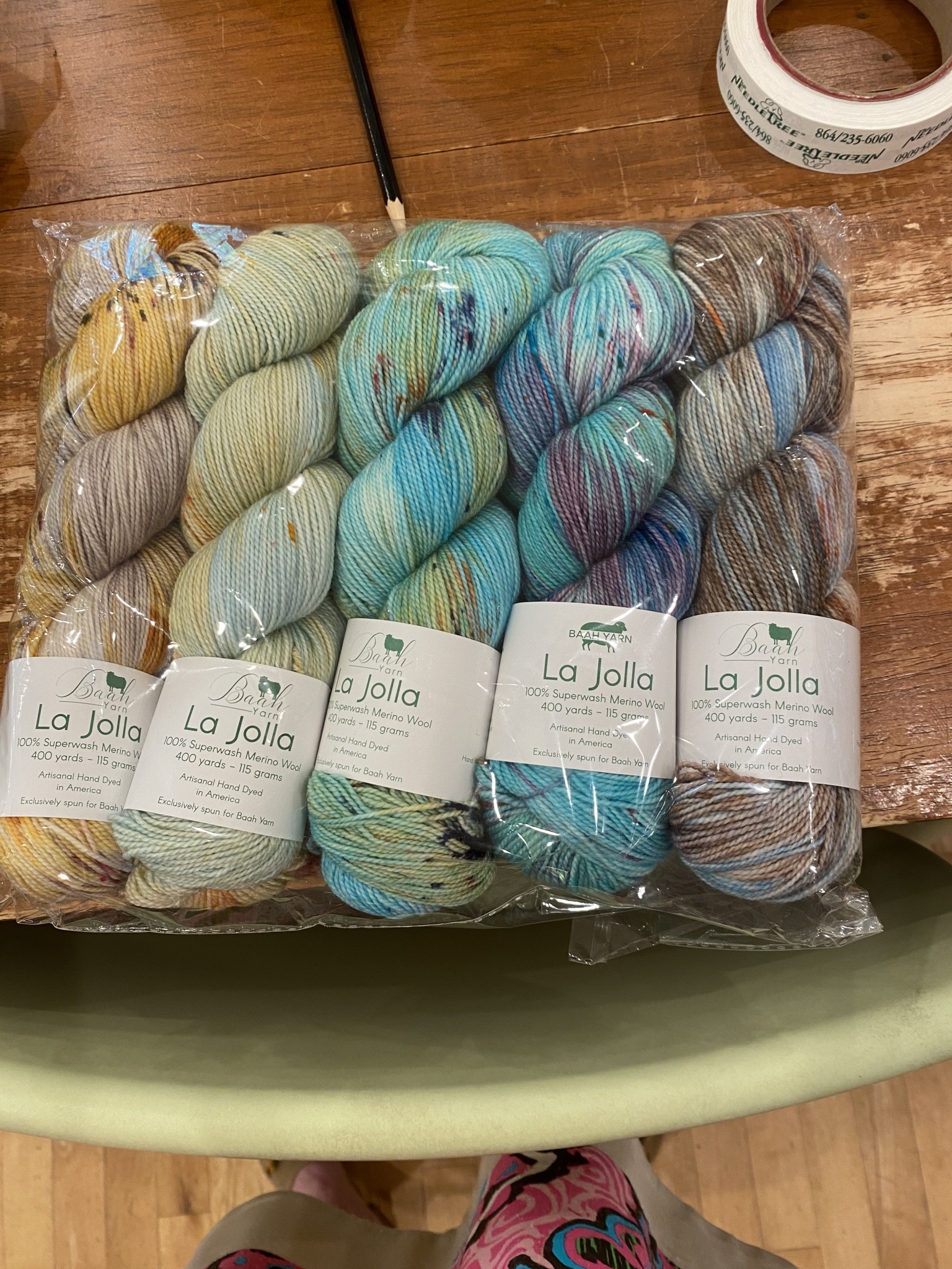 Yarn 5-PAK GRADIENT SET - LA JOLLA BASE - BAAH!