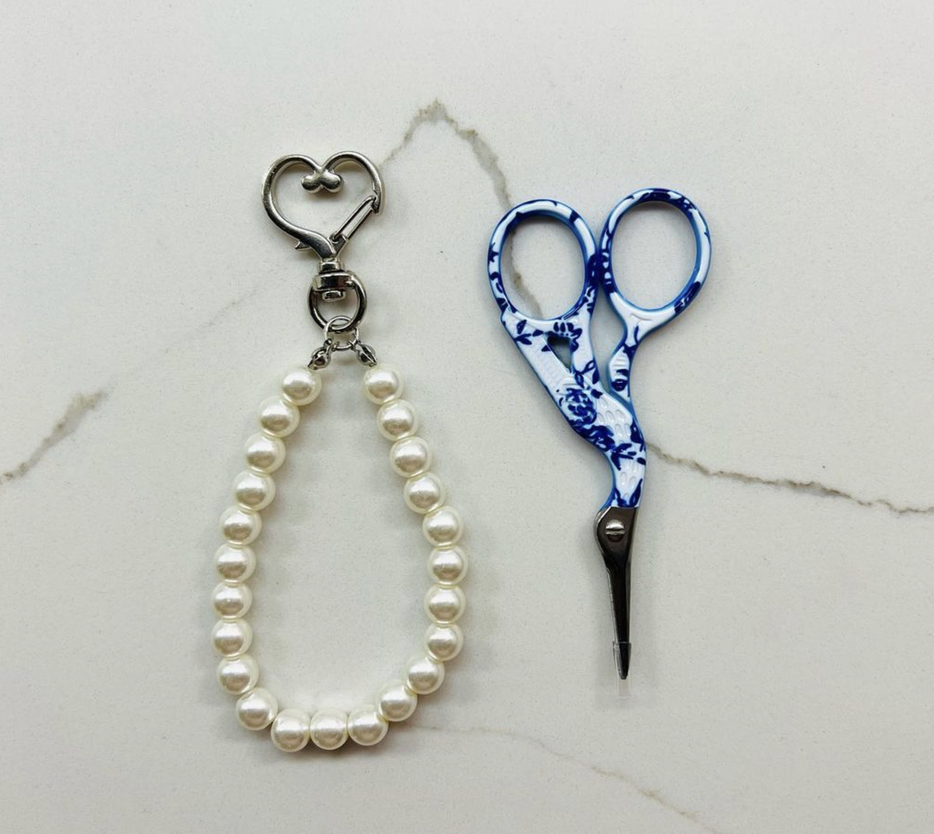Accessories MY MYKONOS SCISSORS WITH FAUX PEARL FOB