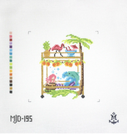 Canvas RESORT   BAR CART  MJD195