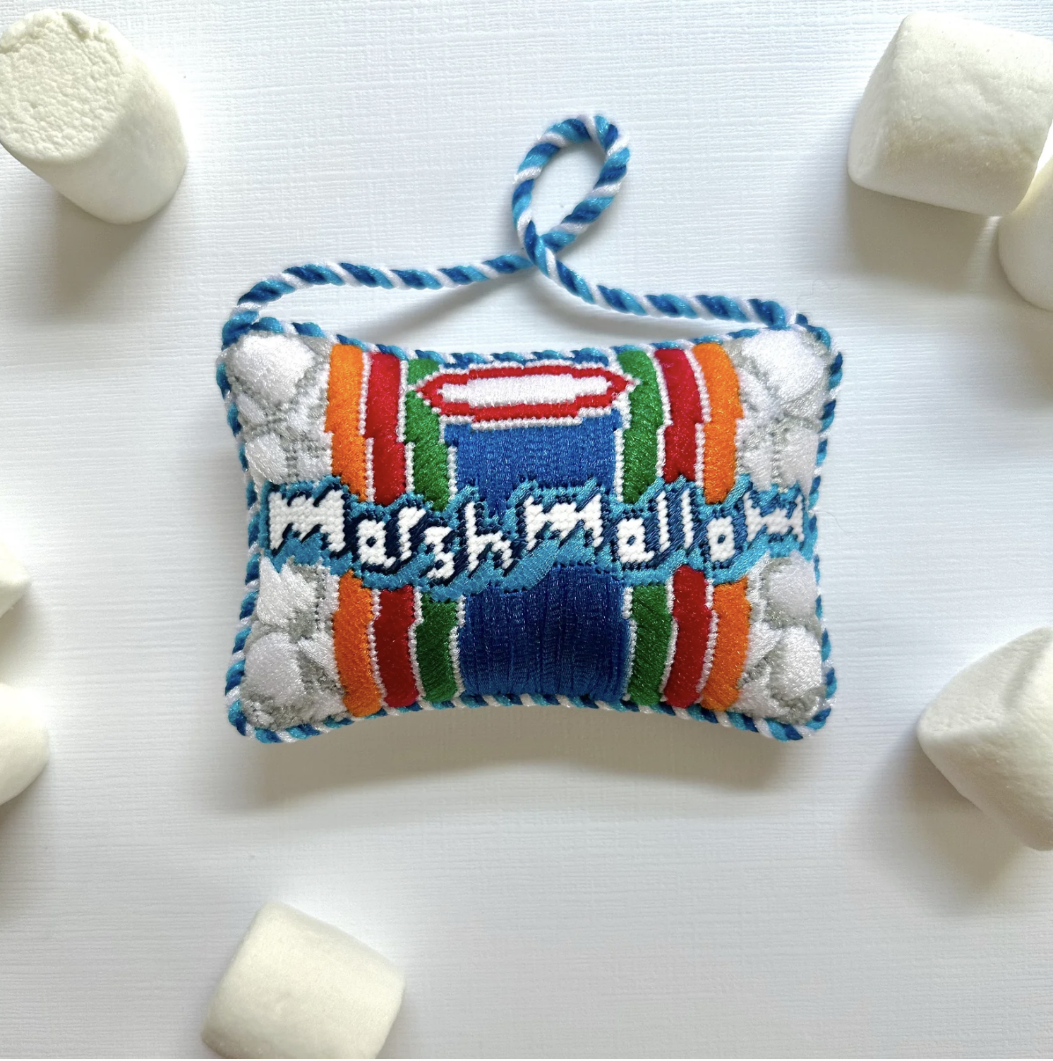 Canvas BAG OF MARSHMALLOWS  FI008   4.6X3.3"