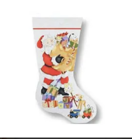 Canvas SANTA WITH JOY BLOCKS  XS2392
