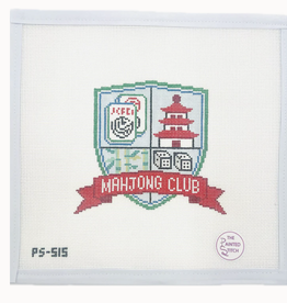 Canvas MAHJONG CLUB CREST  PS515  5X4"