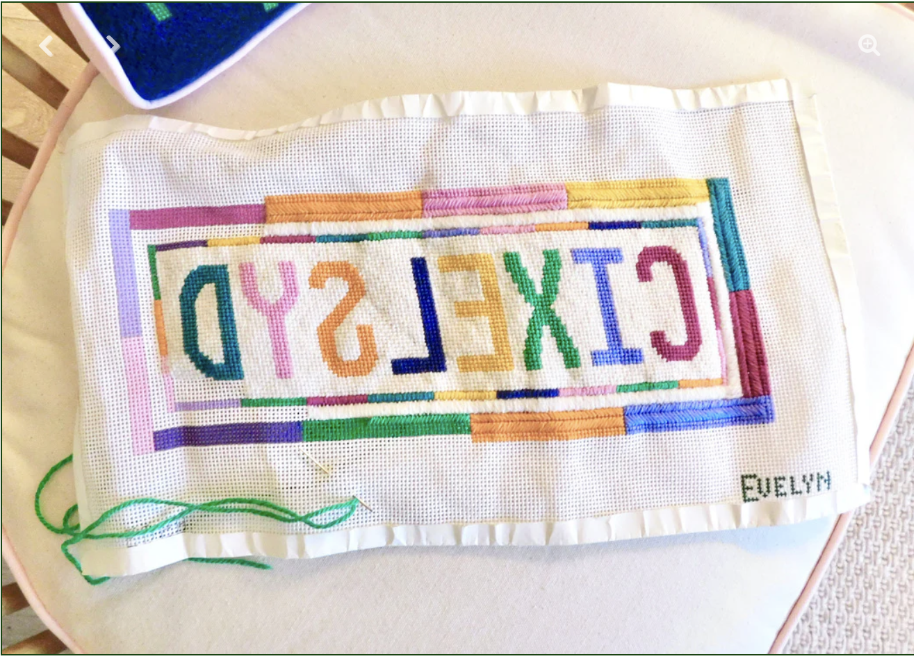 Canvas DYSLEXIC    12.5X4.75"