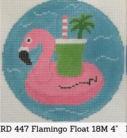 Canvas FLAMINGO FLOAT  RD447   4" ROUND