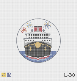 Canvas CRUISE SHIP 4"  ROUND  L30