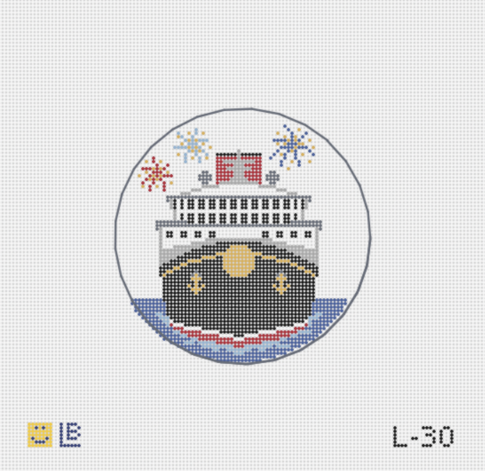 Canvas CRUISE SHIP 4"  ROUND  L30