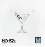 Canvas MARTINI SILHOUETTE  MJD152A  4X4"