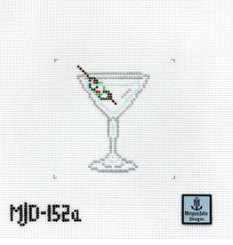 Canvas MARTINI SILHOUETTE  MJD152A  4X4"