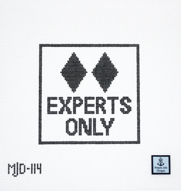 Canvas EXPERTS ONLY - DOUBLE BLACK DIAMOND   5.25X5.25"