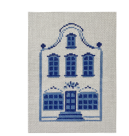 Canvas DELFT HOUSE COLLECTION -#1   30A  4.5X3"