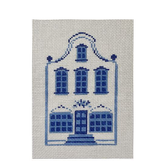 Canvas DELFT HOUSE COLLECTION -#1   30A  4.5X3"
