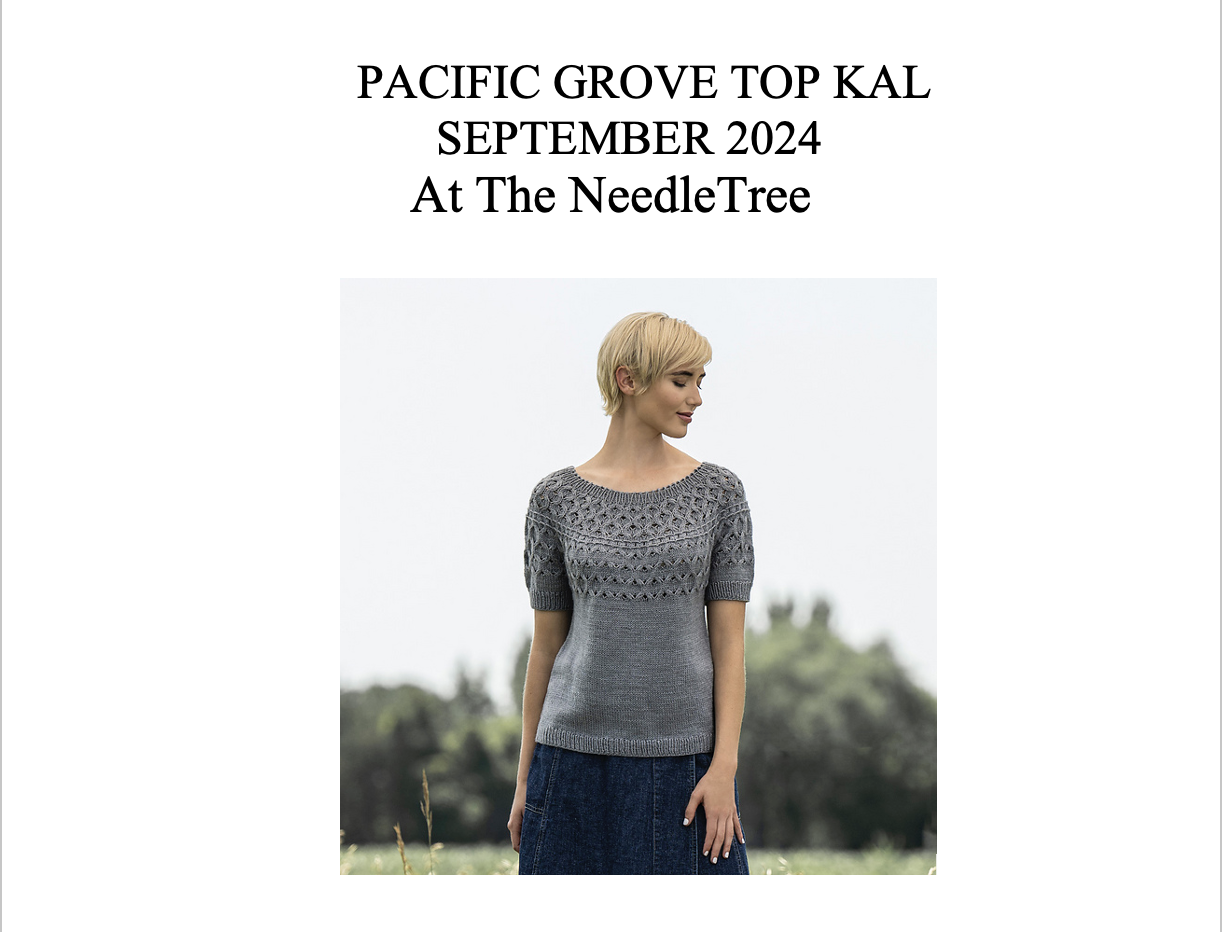 Class PACIFIC GROVE TOP KAL SEPTEMBER 2024