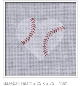 Canvas BASE BALL  HEART  HTSP03
