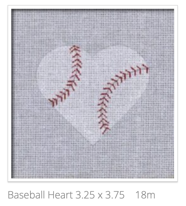 Canvas BASE BALL  HEART  HTSP03