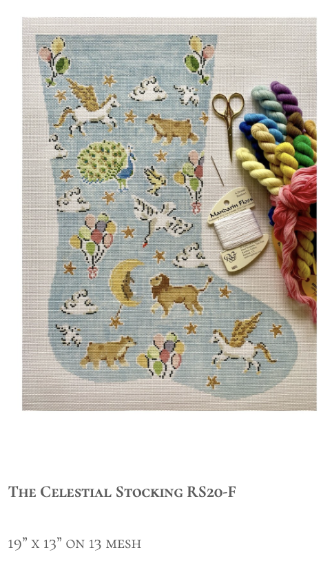 Canvas CELESTIAL  STOCKING RS20F