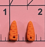 Buttons, Pins TINY CARROT NOSE .5"