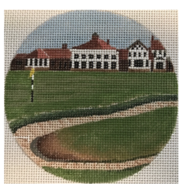 Canvas MUIRFIELD GOLF COURSE  8120  4" ROUND