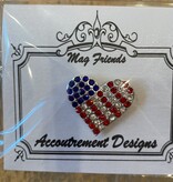 Accessories FLAG HEART  NEEDLE MINDER