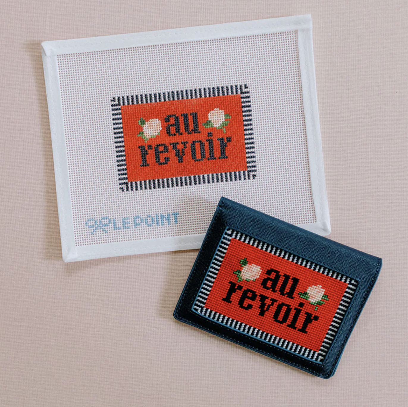 Canvas AU REVOIR   3X4.5"