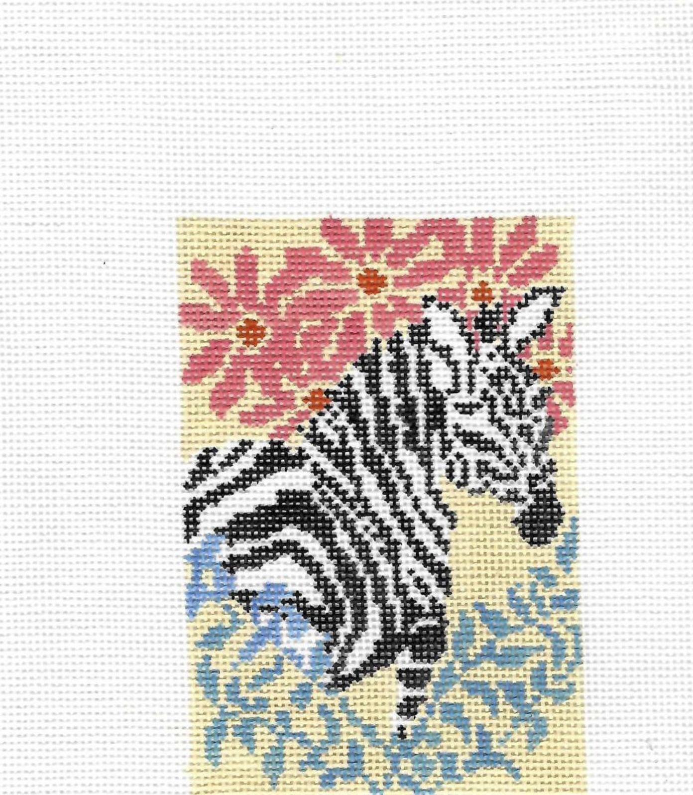 Canvas ZEBRA PASSPORT COVER  JM07   3X4.5"